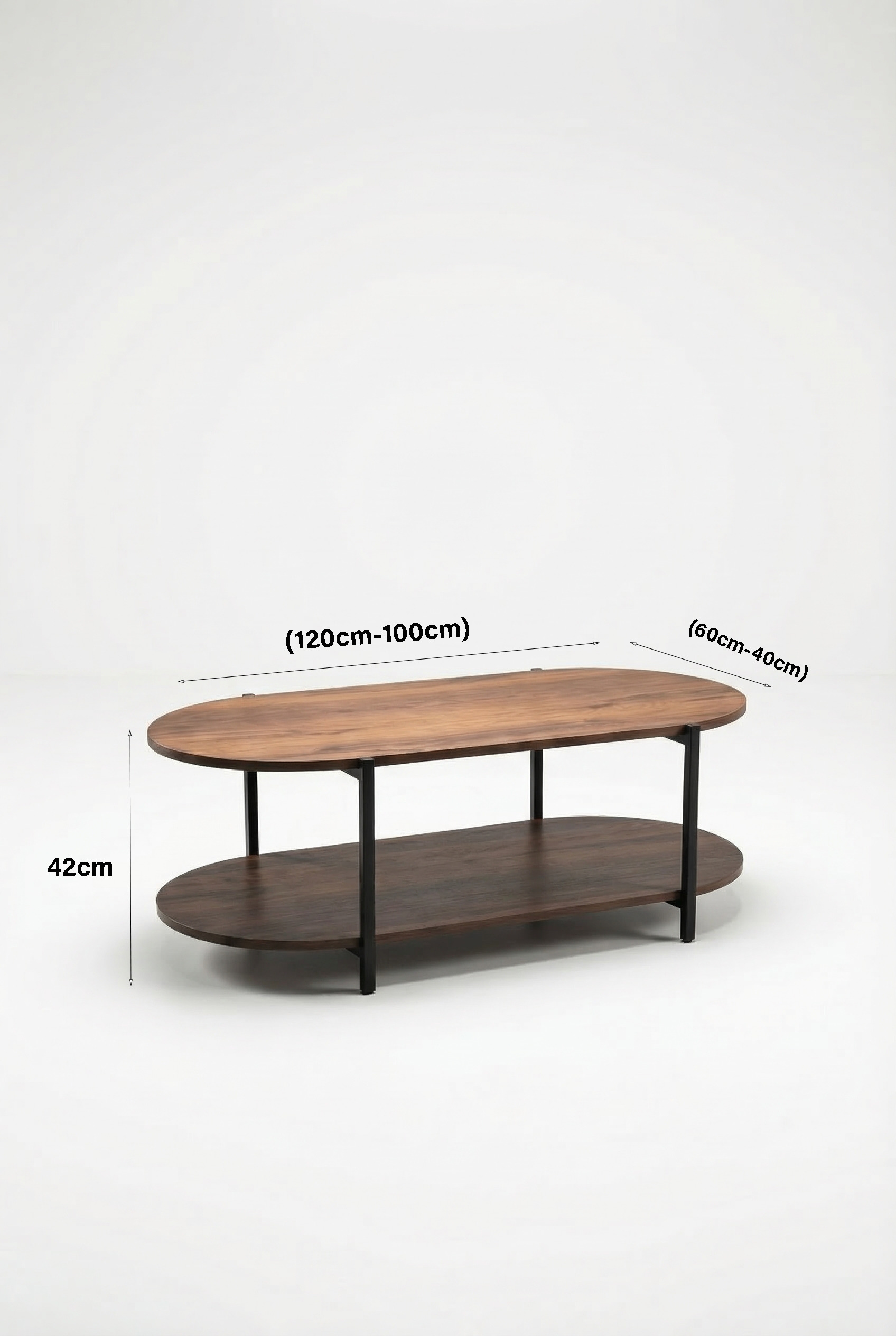 Urban Oval Duo Table UODT-BB