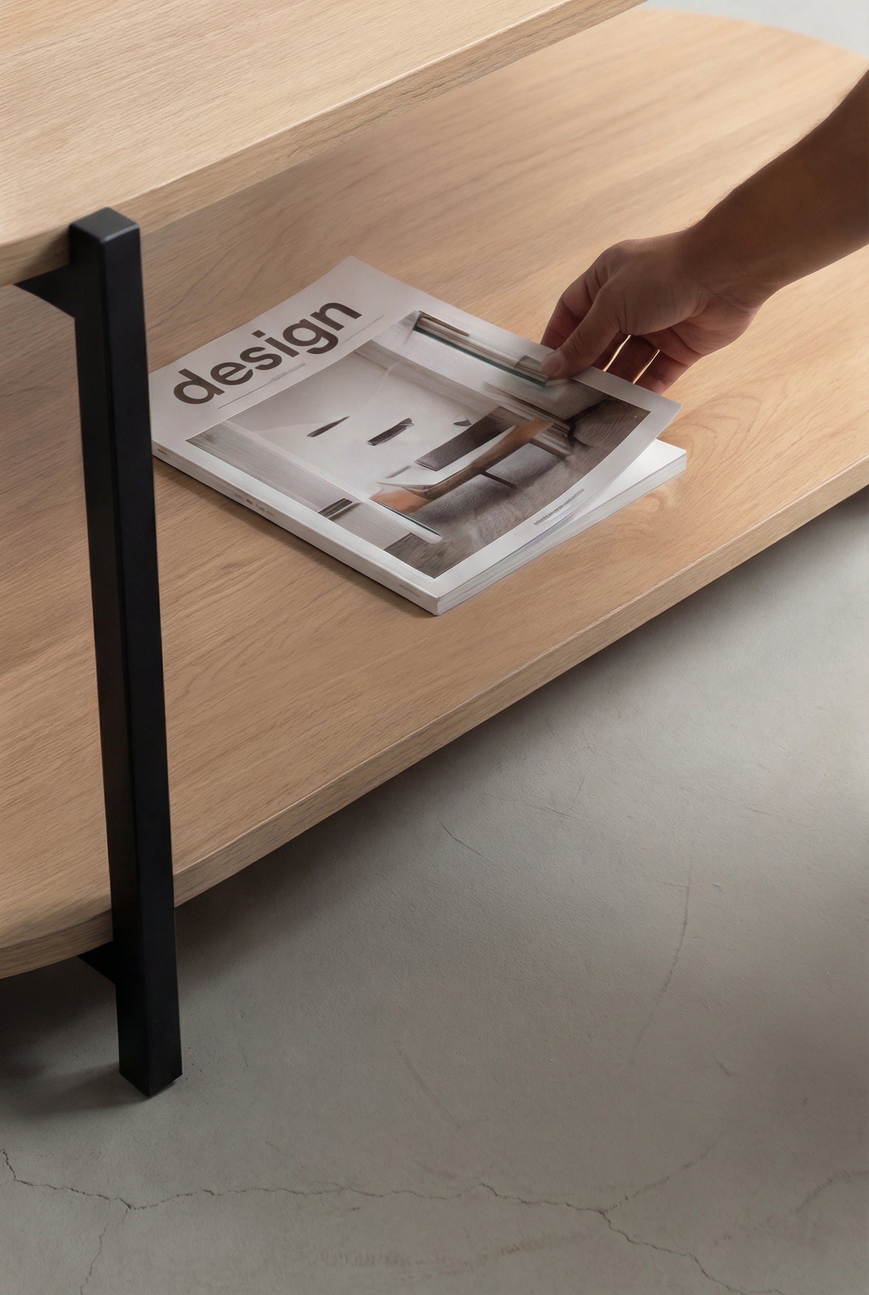 Urban Oval Duo Table UODT-BN