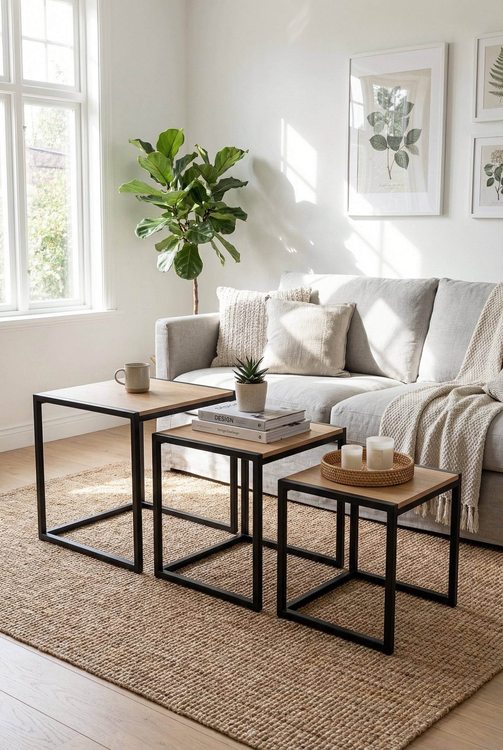 Block Nesting Table BNT1-BN طقم ترابيزه متداخله