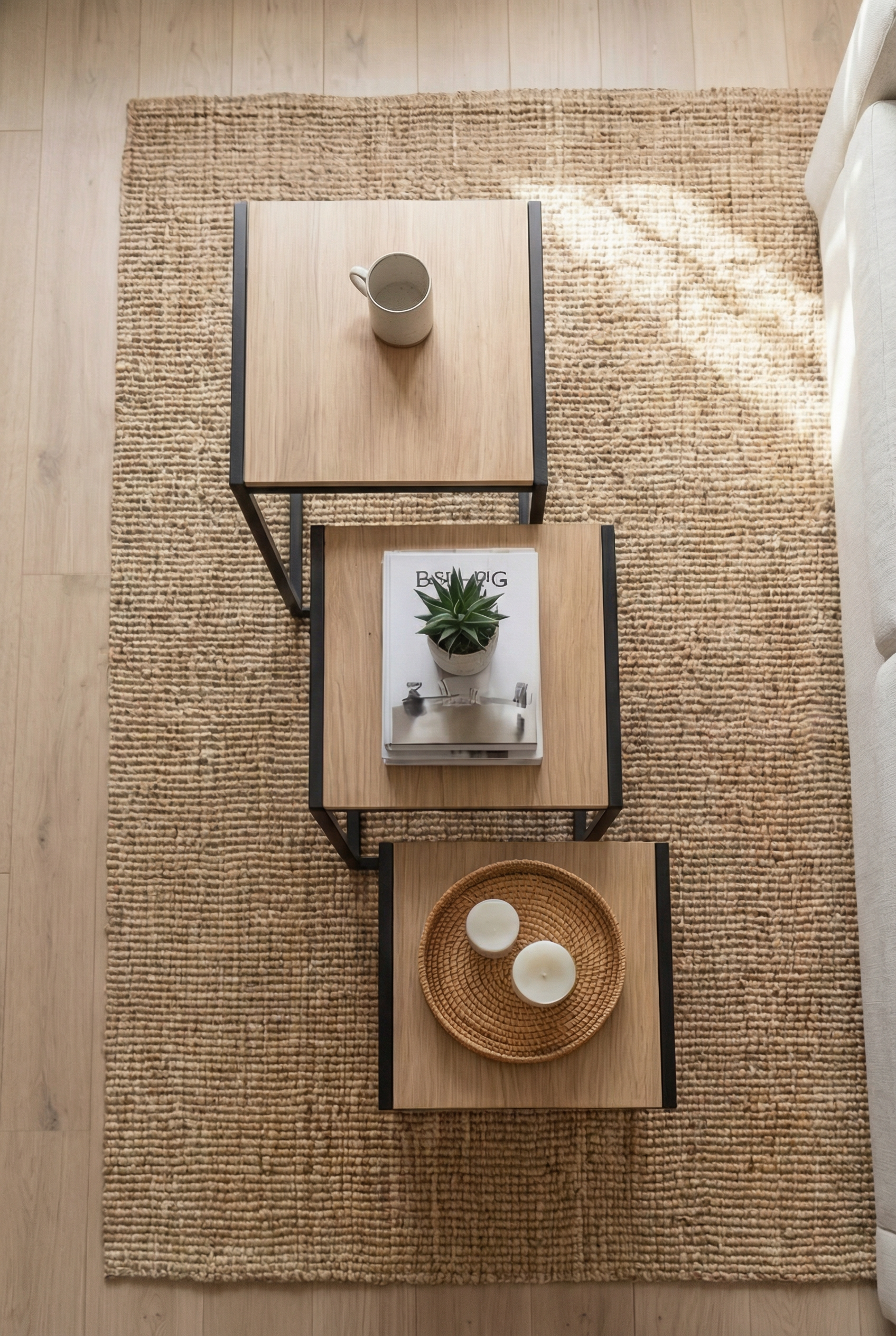 Block Nesting Table BNT1-BN طقم ترابيزه متداخله