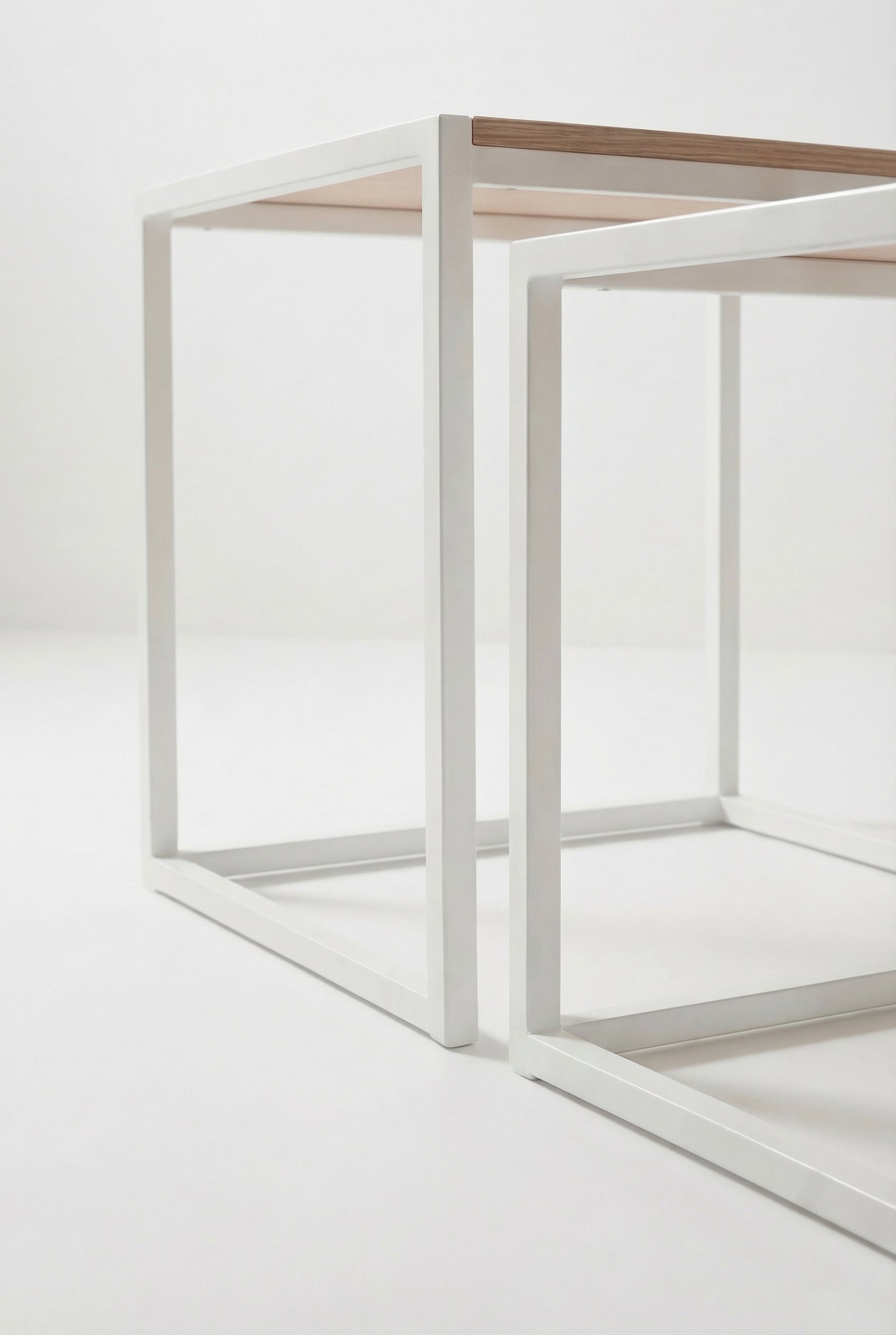 Block Nesting Coffee Table BNT1-WN طقم ترابيزه متداخله