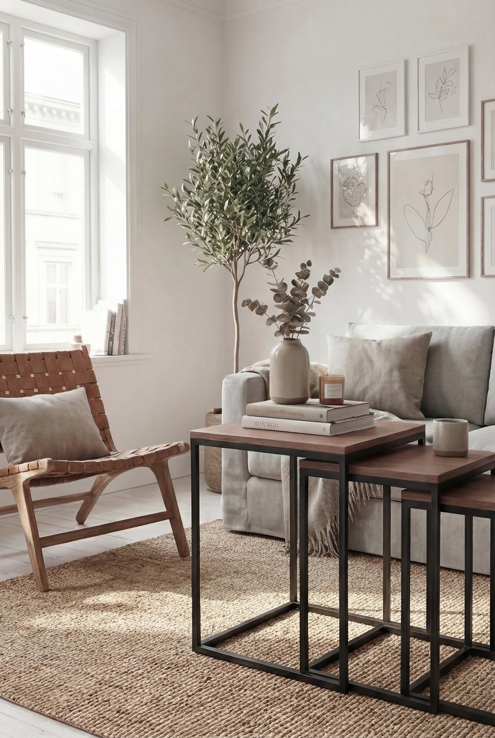 Kanso Nesting Coffee Table KNT1-BB طقم ترابيزه متداخله