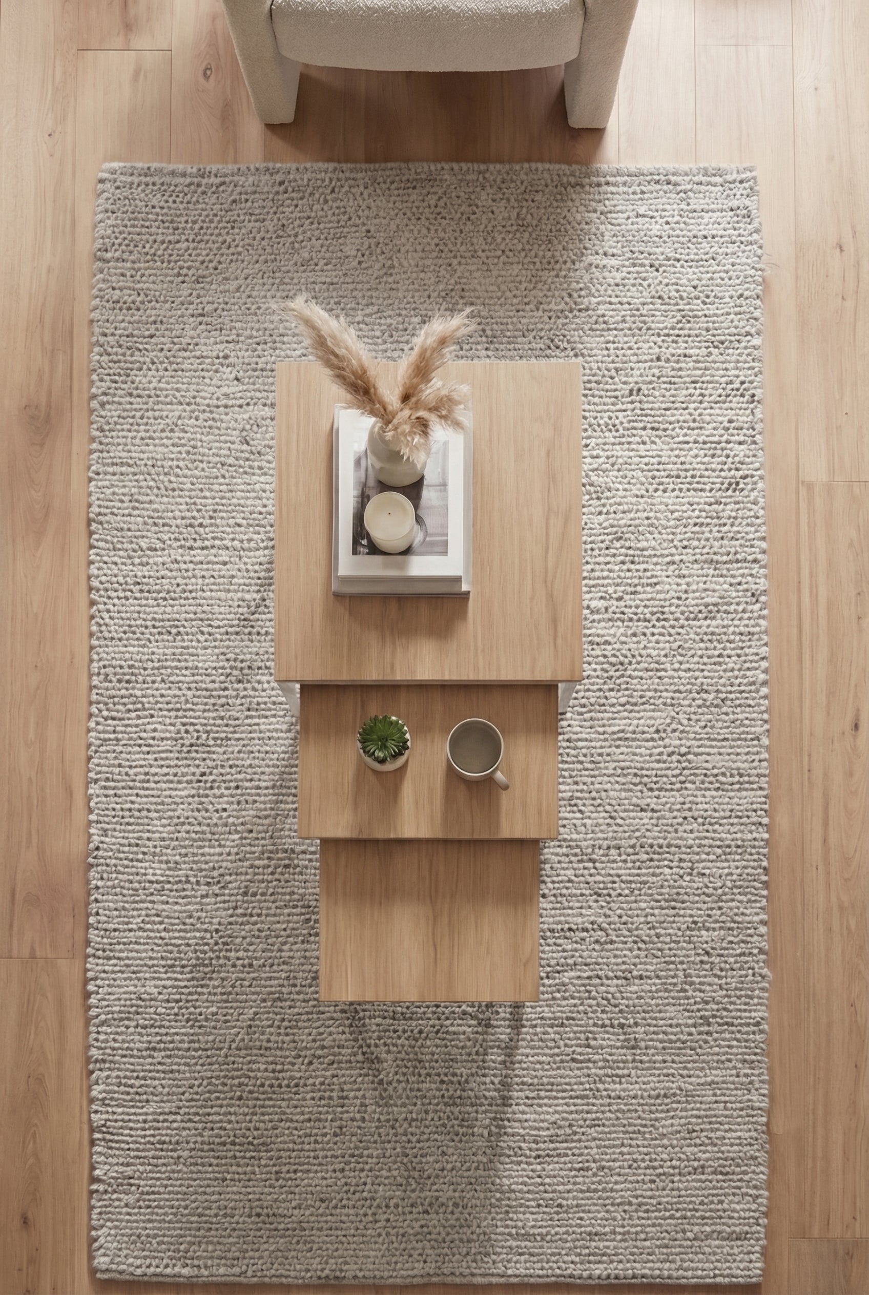 Kanso Nesting Coffee Table KNT1-WN طقم ترابيزه متداخله