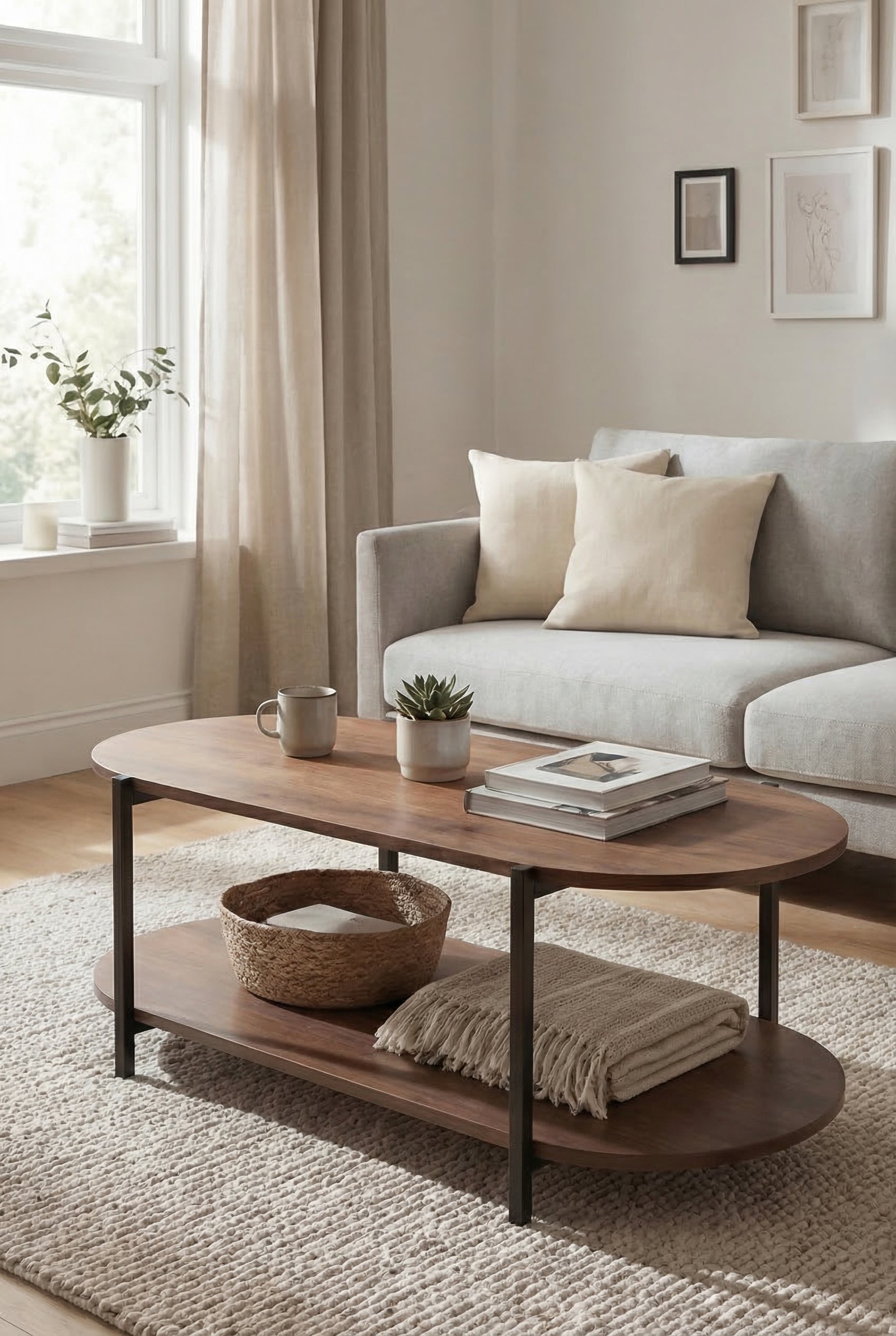 Urban Oval Duo Table UODT-BB