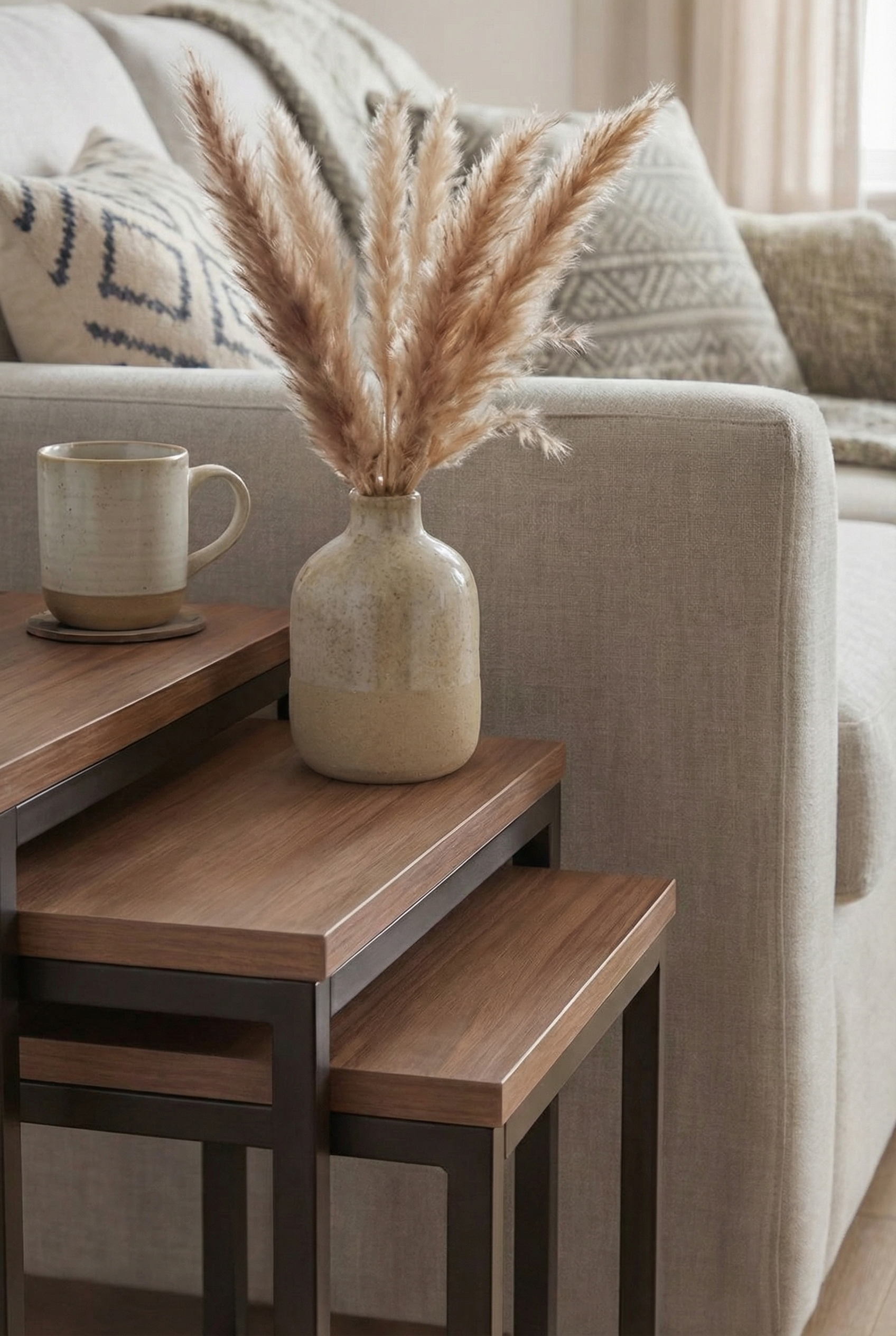 Kanso Nesting Side Tables KNS3-BB طقم متداخل