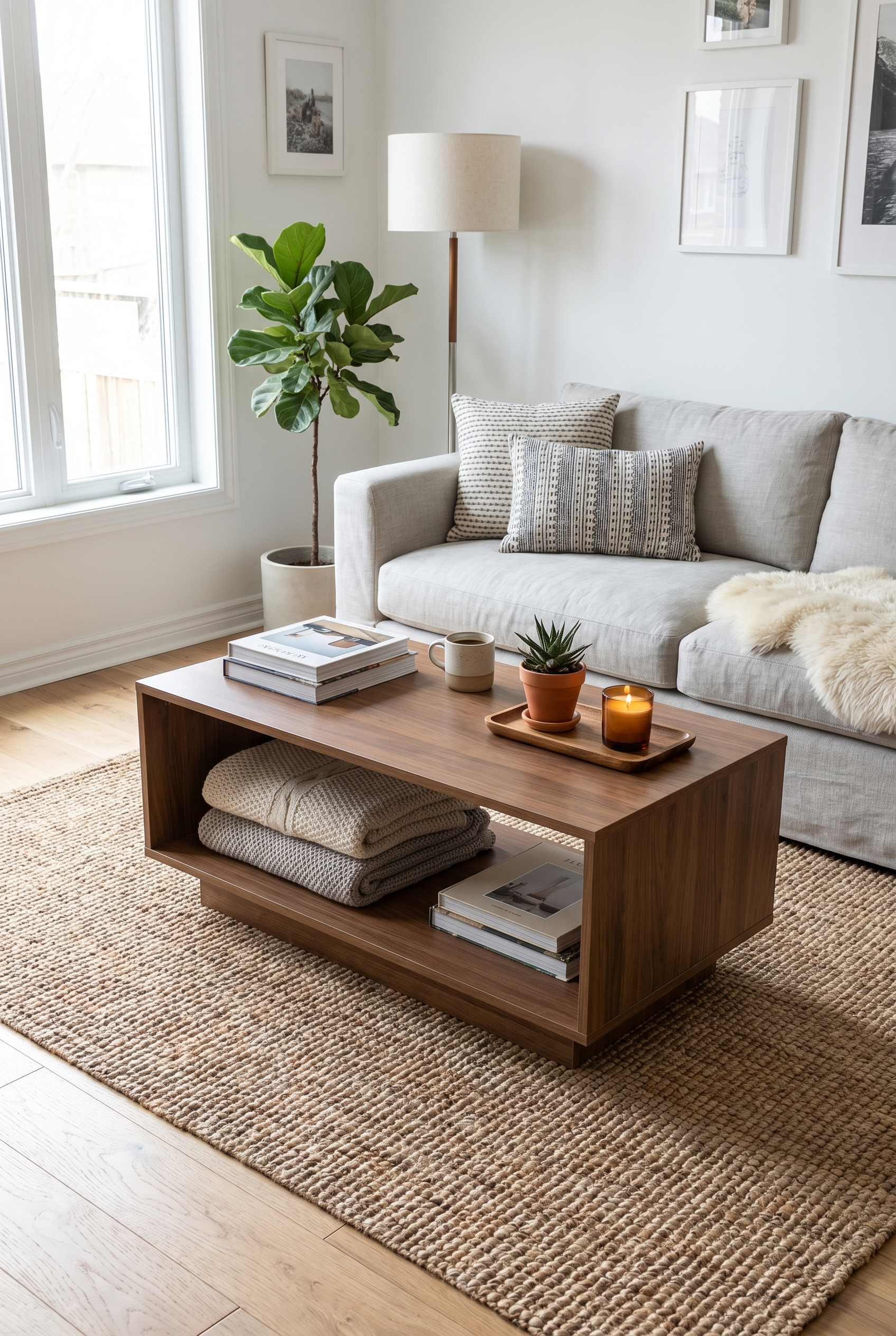 Brix Coffee Table CT5-B ترابيزه خشب مودرن