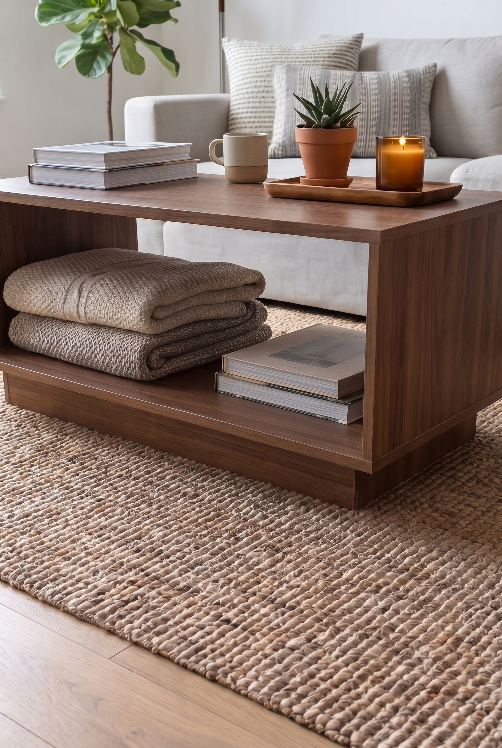 Brix Coffee Table CT5-B ترابيزه خشب مودرن