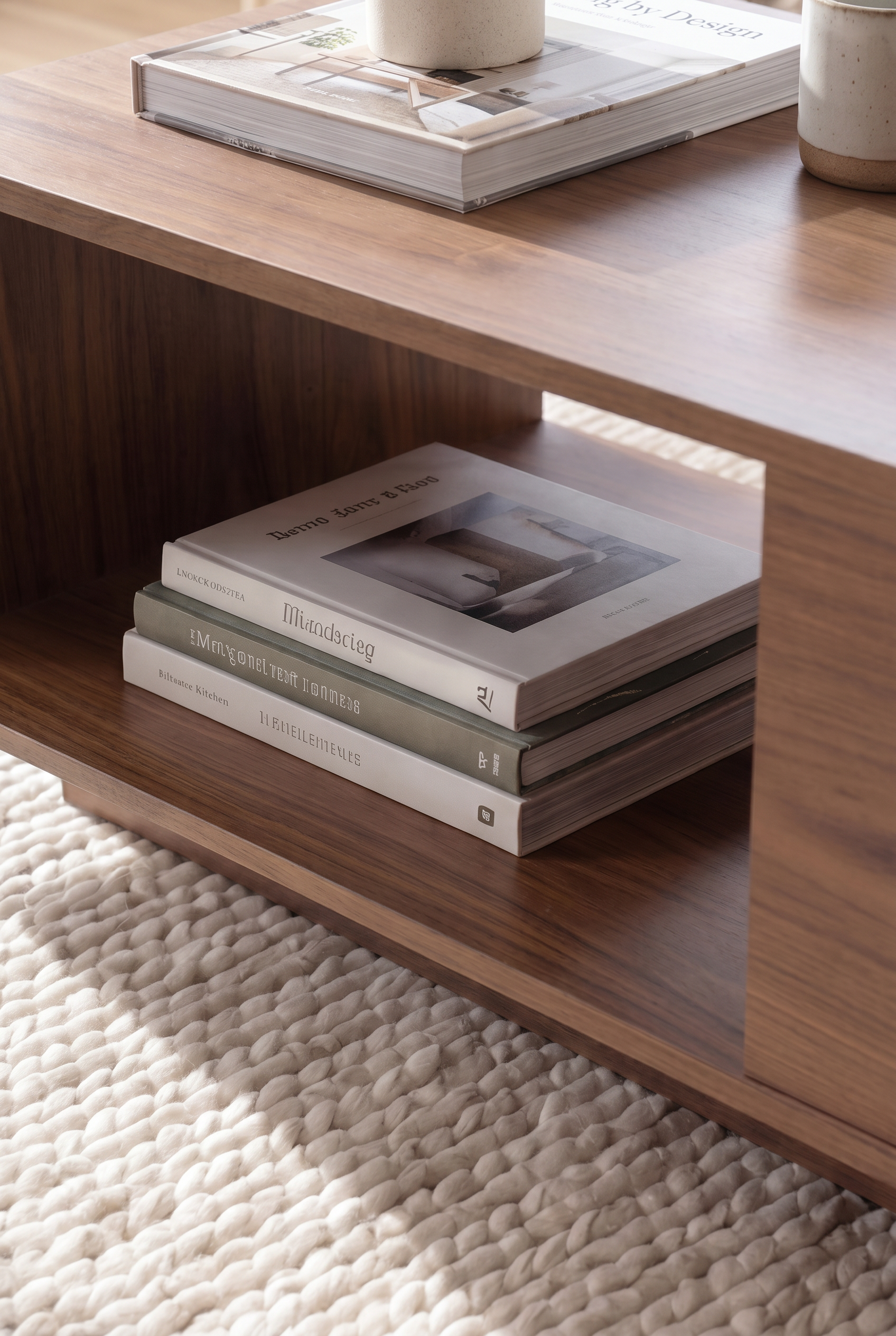 Brix Coffee Table CT6-B ترابيزه خشب مودرن