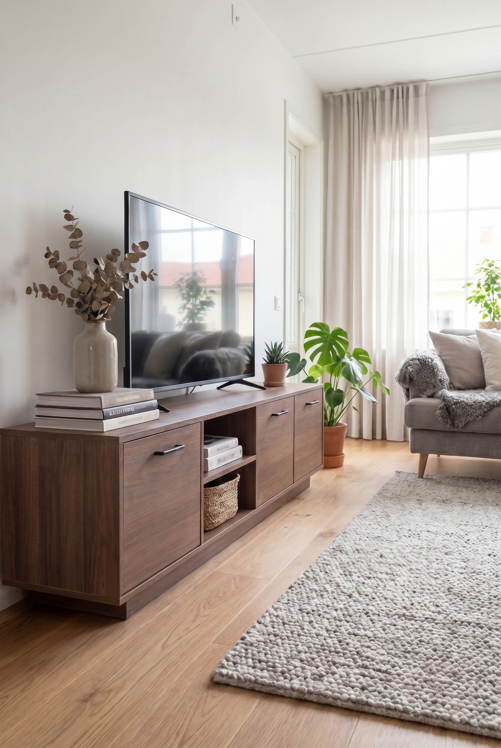 Brix TV Unit  BT1-BB - (180 سم) ترابيزه تلفزيون مودرن
