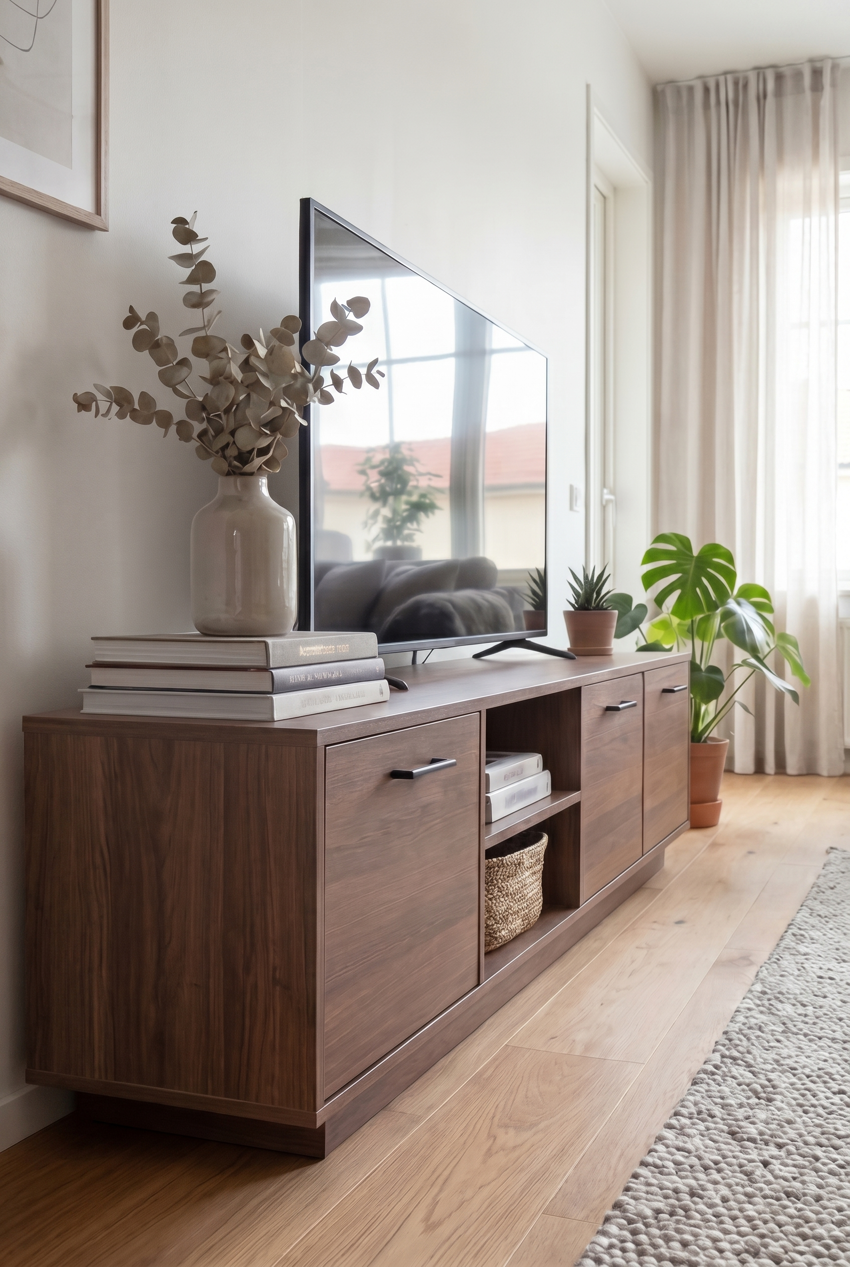Brix TV Unit  BT1-BB - (180 سم) ترابيزه تلفزيون مودرن