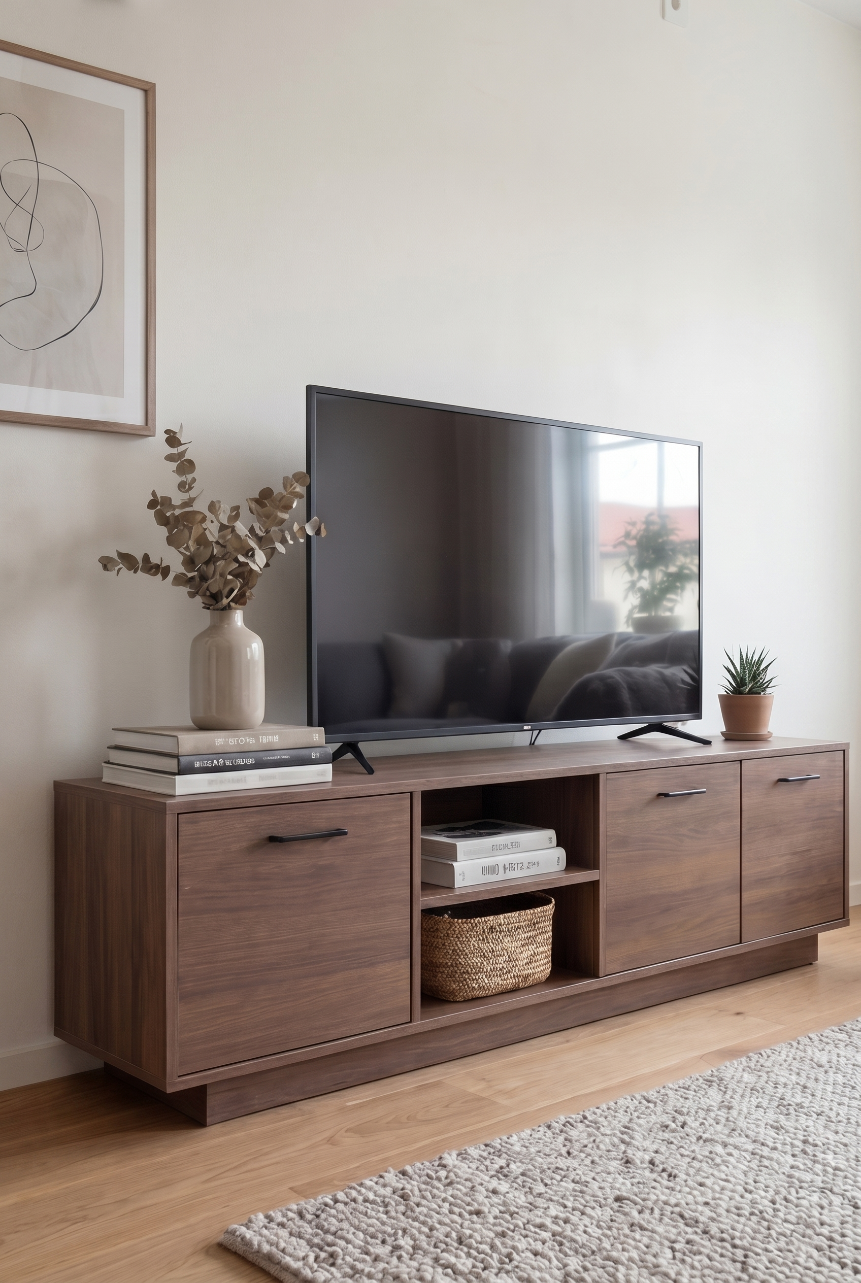 Brix TV Unit  BT1-BB - (180 سم) ترابيزه تلفزيون مودرن