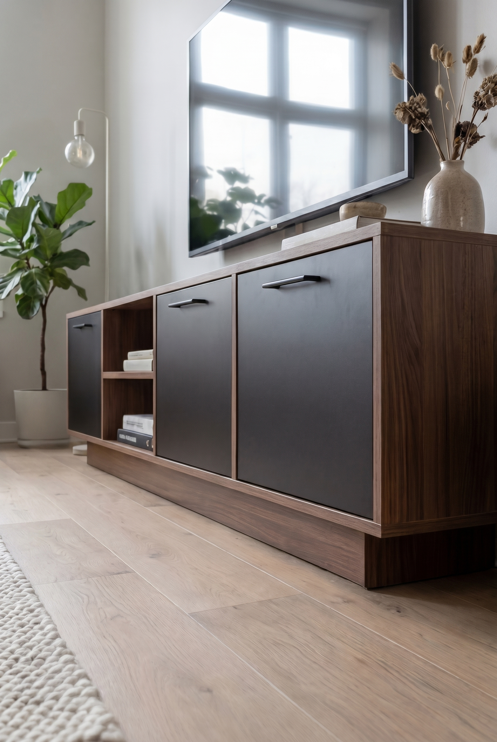 Brix TV Unit  BT1-BL - (180 سم) ترابيزه تلفزيون مودرن