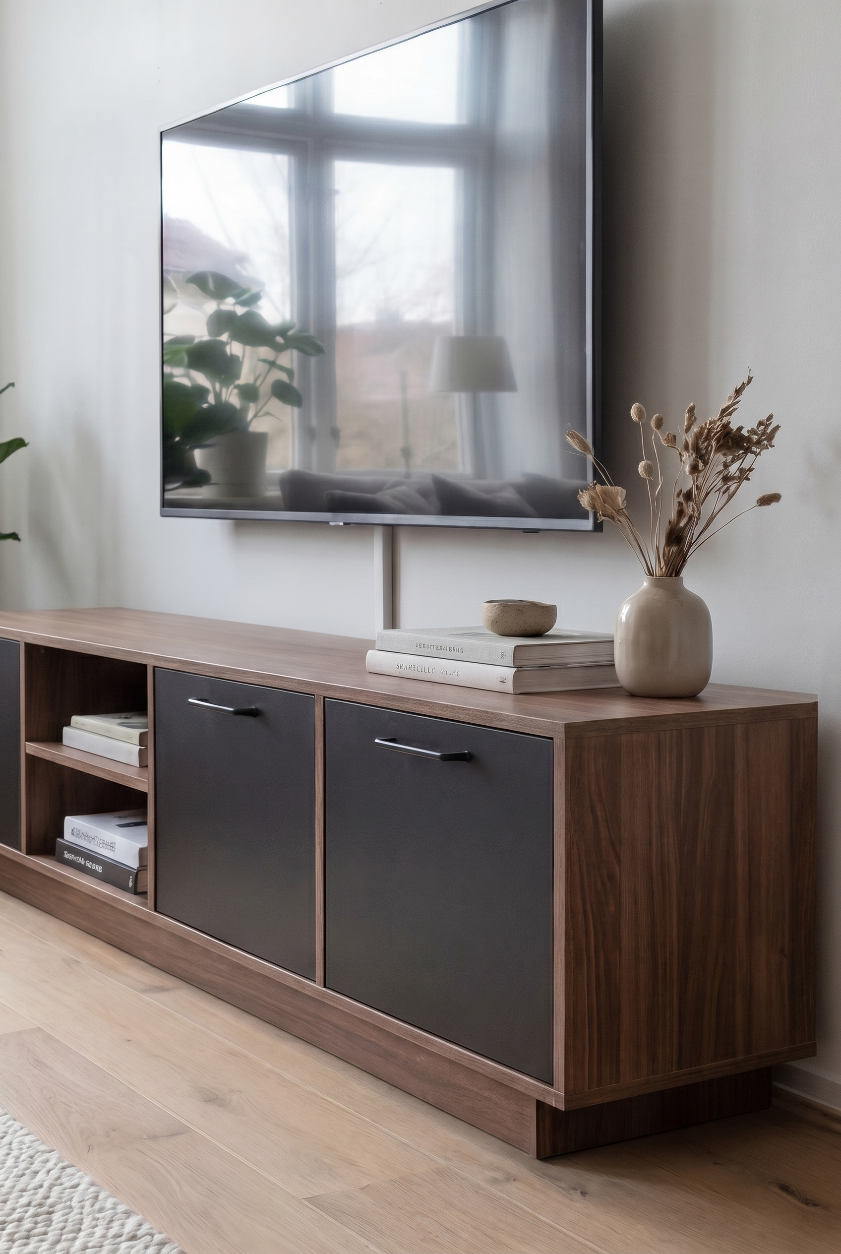 Brix TV Unit  BT1-BL - (180 سم) ترابيزه تلفزيون مودرن
