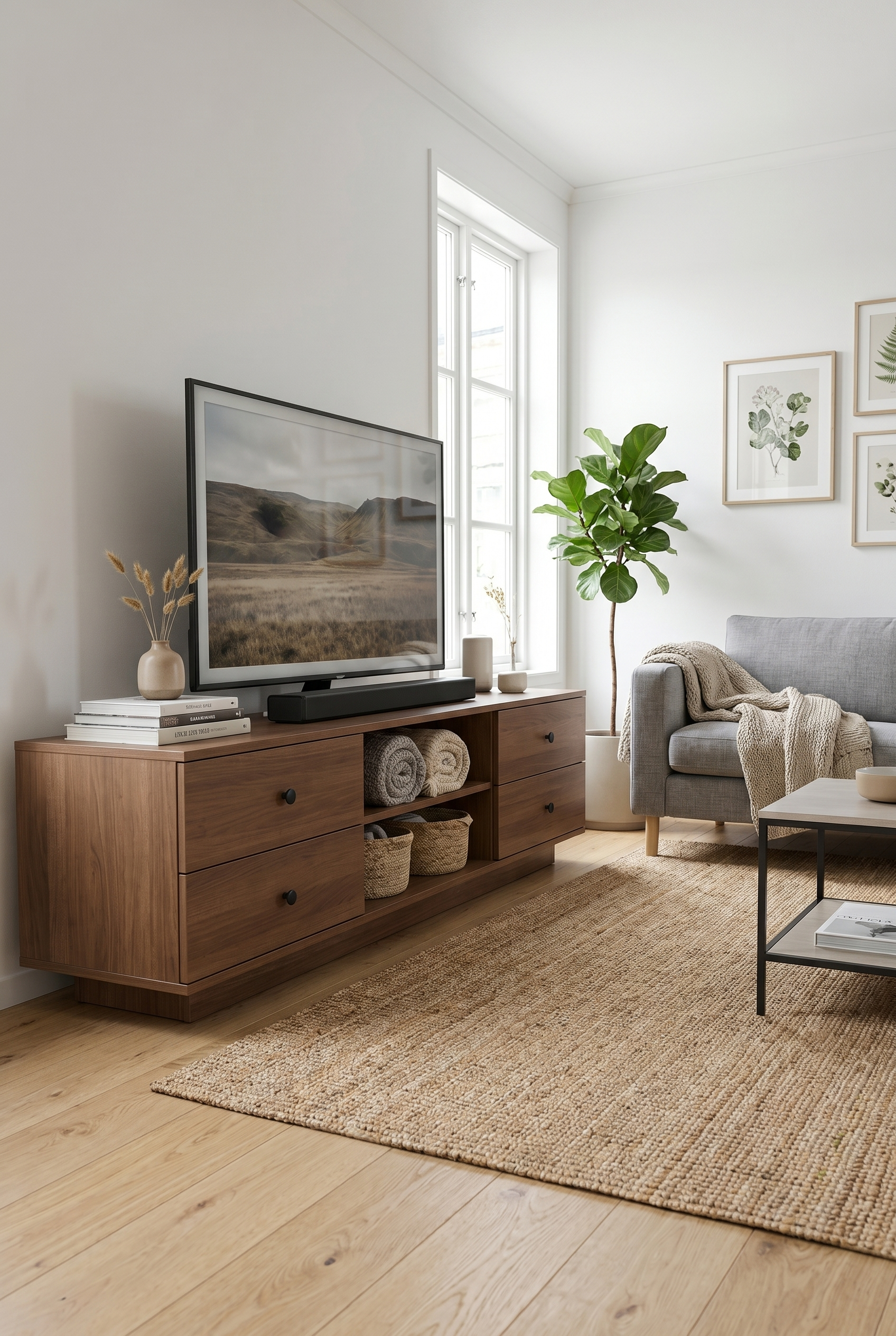 Brix TV Unit  BT4-BB - ترابيزه تلفزيون مودرن