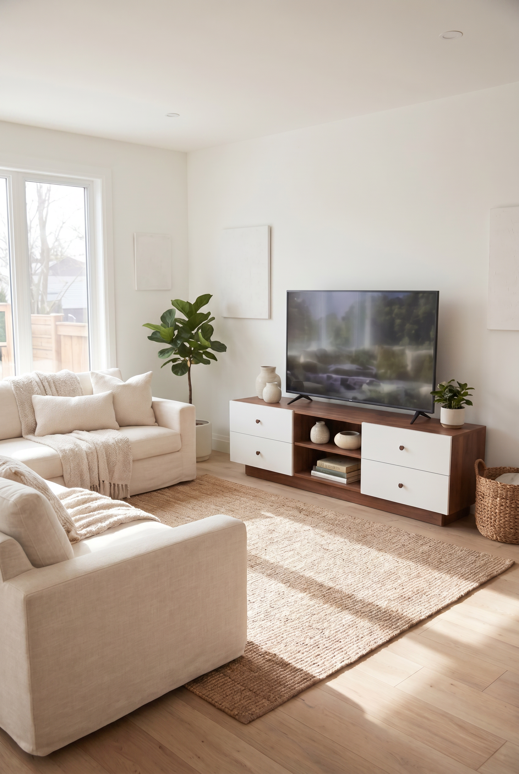 Brix TV Unit  BT4-BW - ترابيزه تلفزيون مودرن