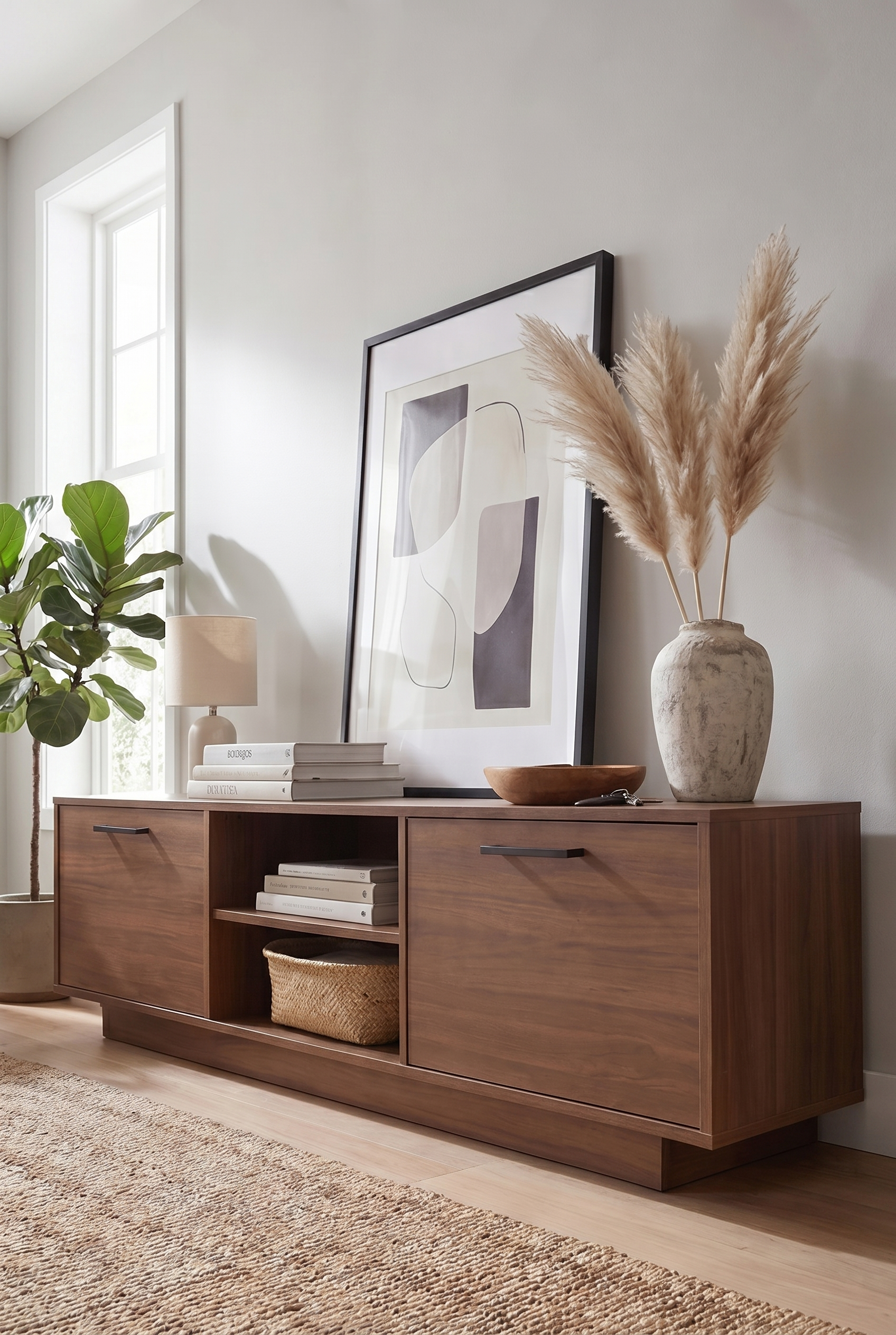 Brix TV Unit  BT2-BB - (160 سم) ترابيزه تلفزيون مودرن