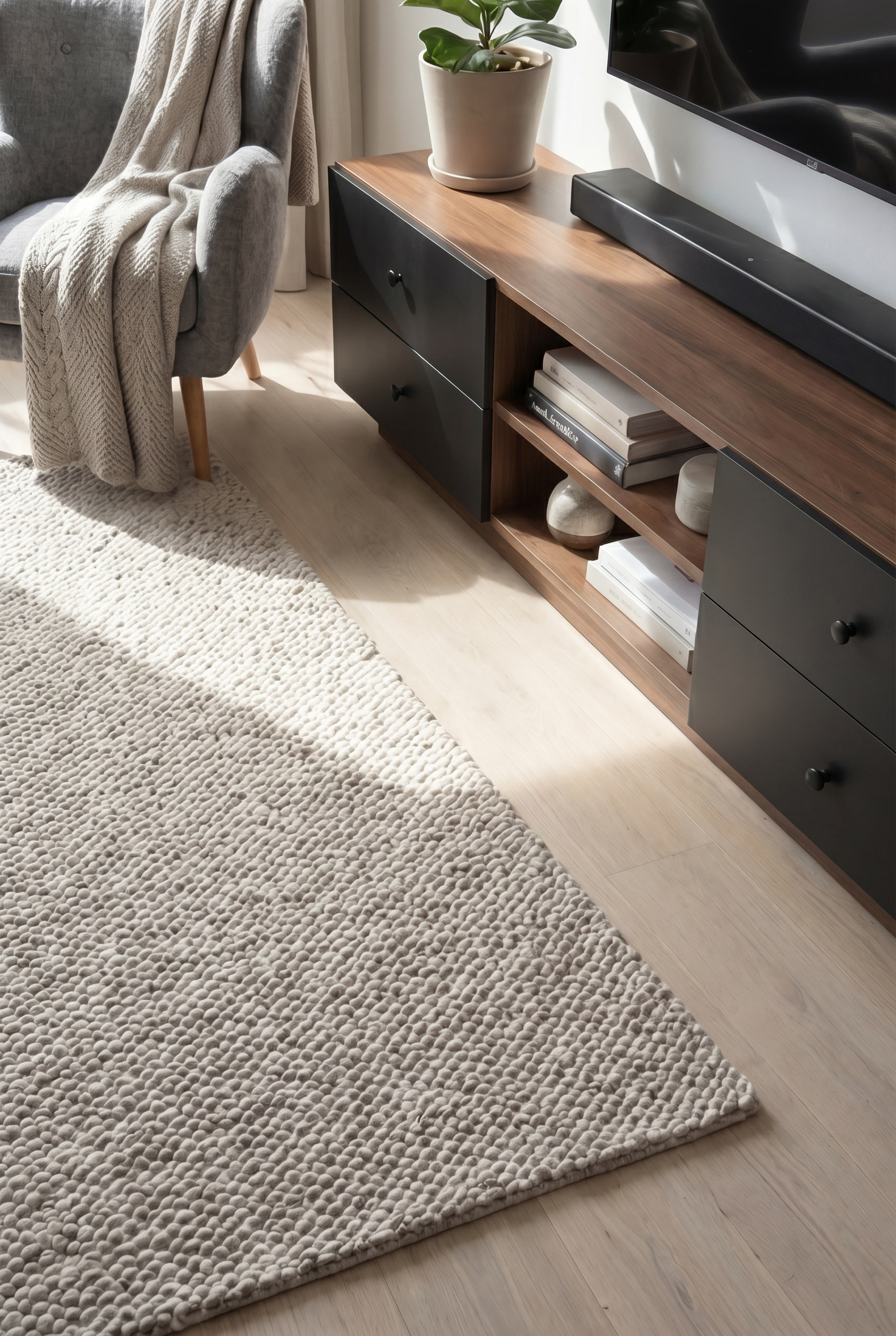Brix TV Unit  BT4-BL - ترابيزه تلفزيون مودرن