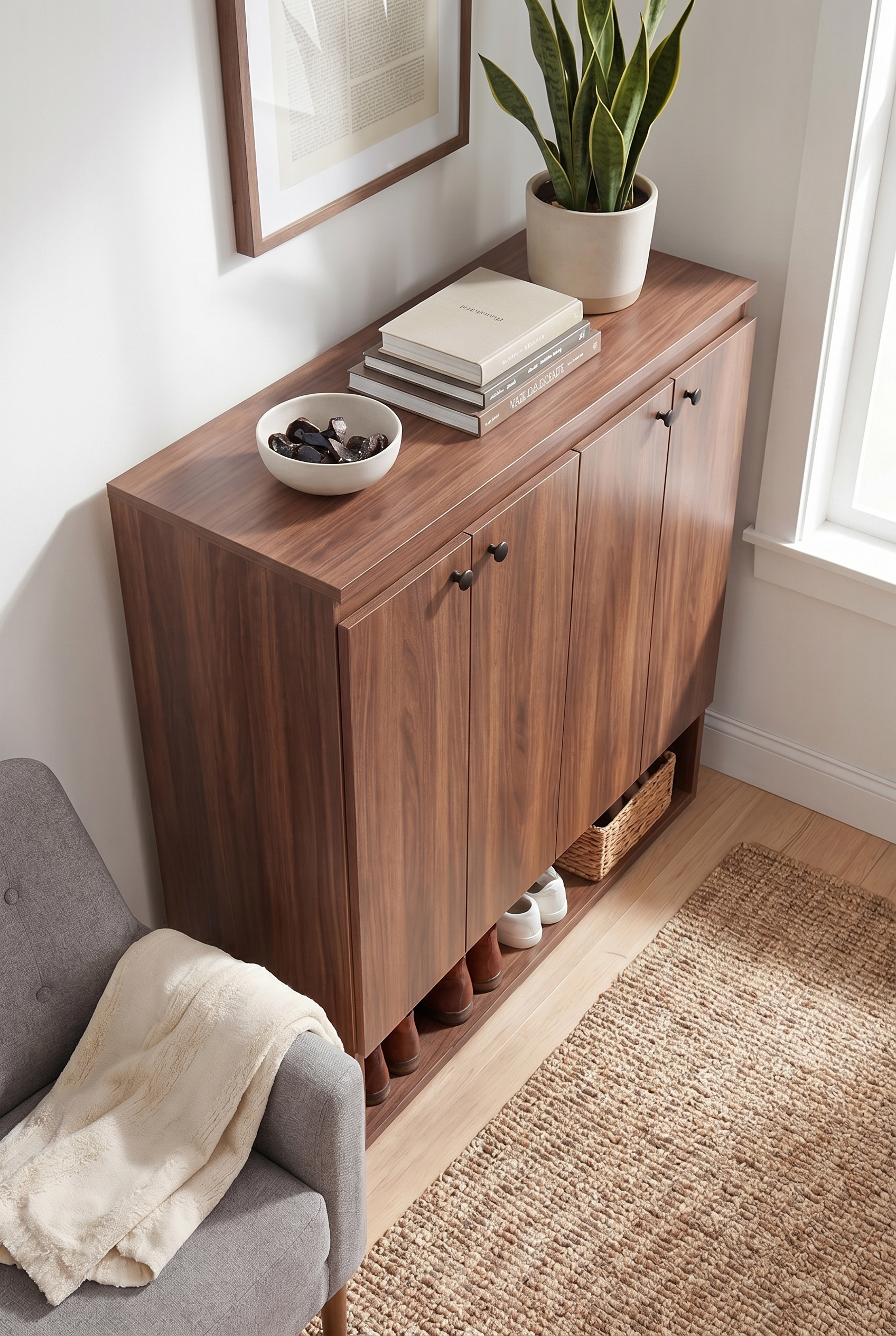Block Shoe Cabinet SC3-BB- جزامه مودرن