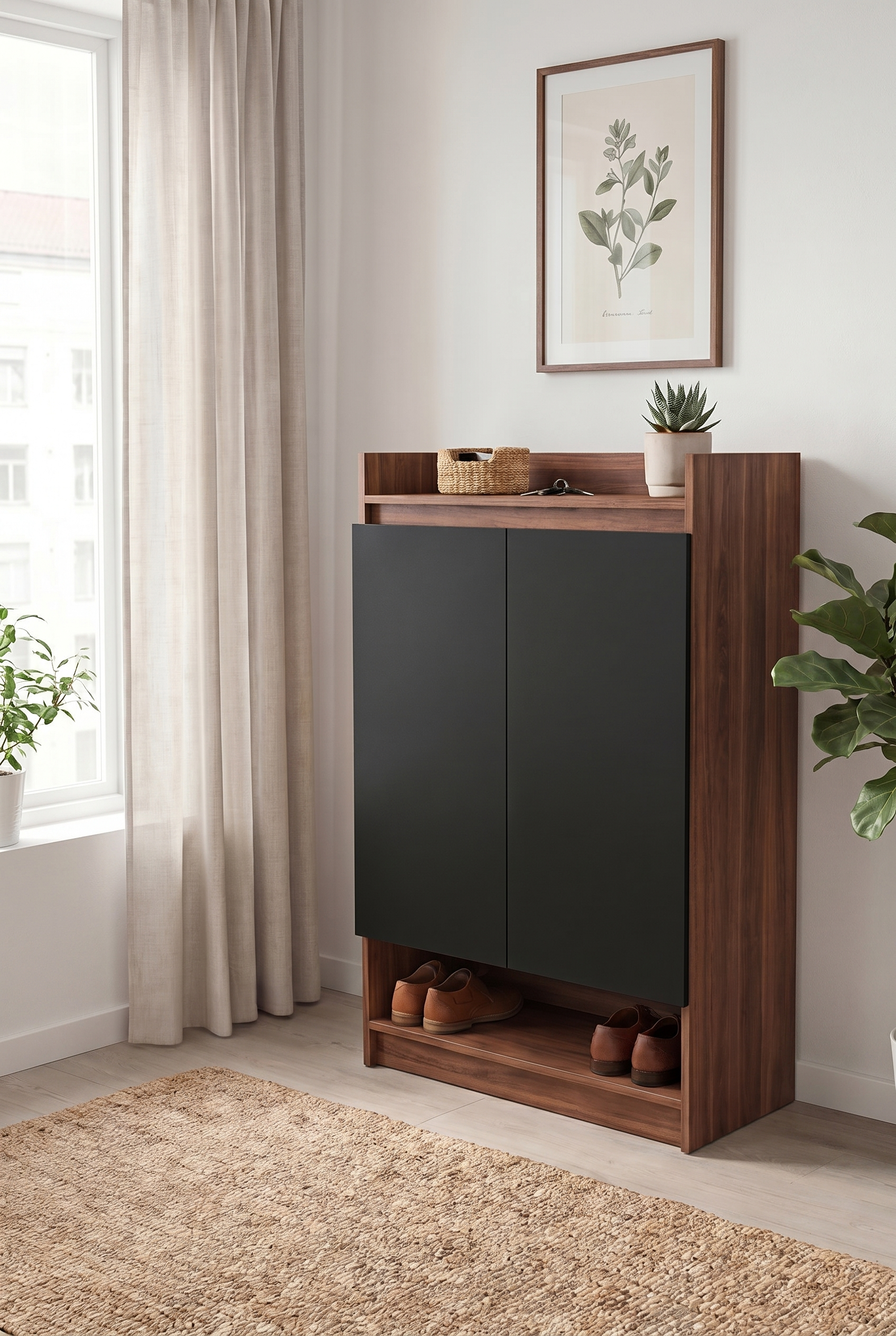 Block Shoe Cabinet SC5-BL- جزامه مودرن