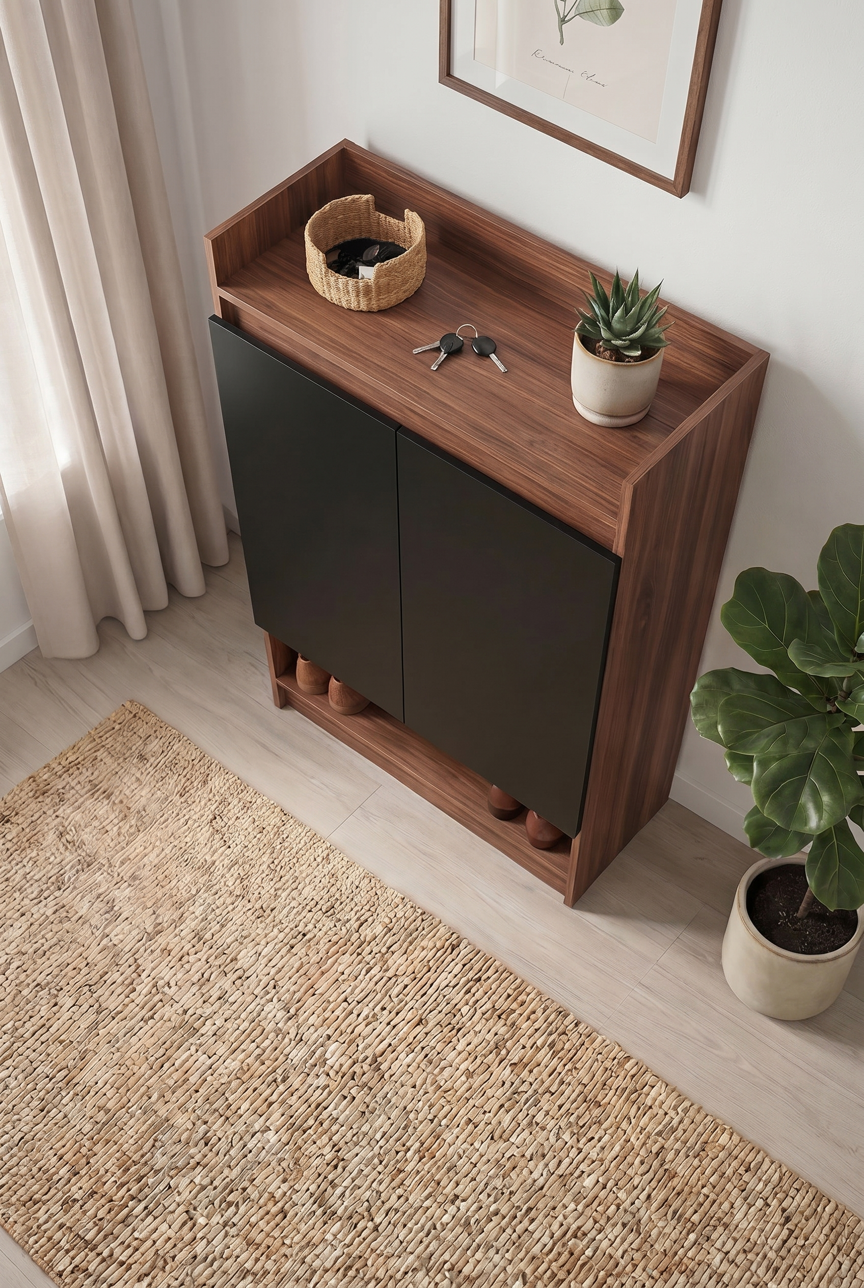 Block Shoe Cabinet SC5-BL- جزامه مودرن