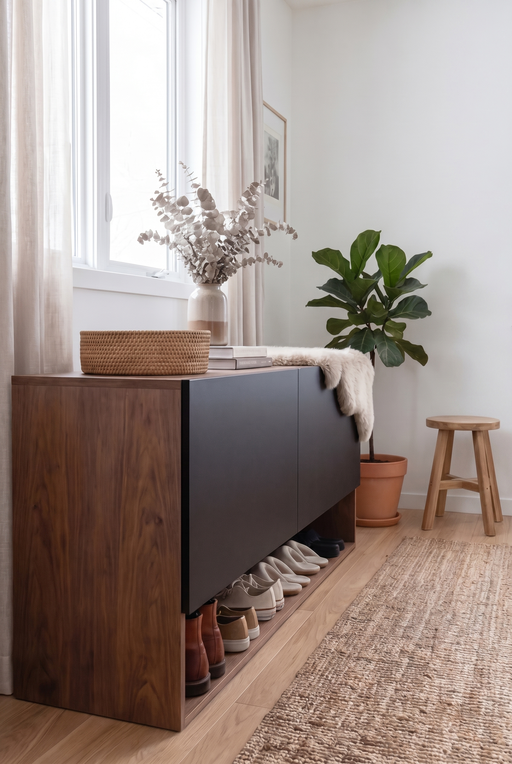 Block Shoe Cabinet SC6-BL- جزامه مودرن