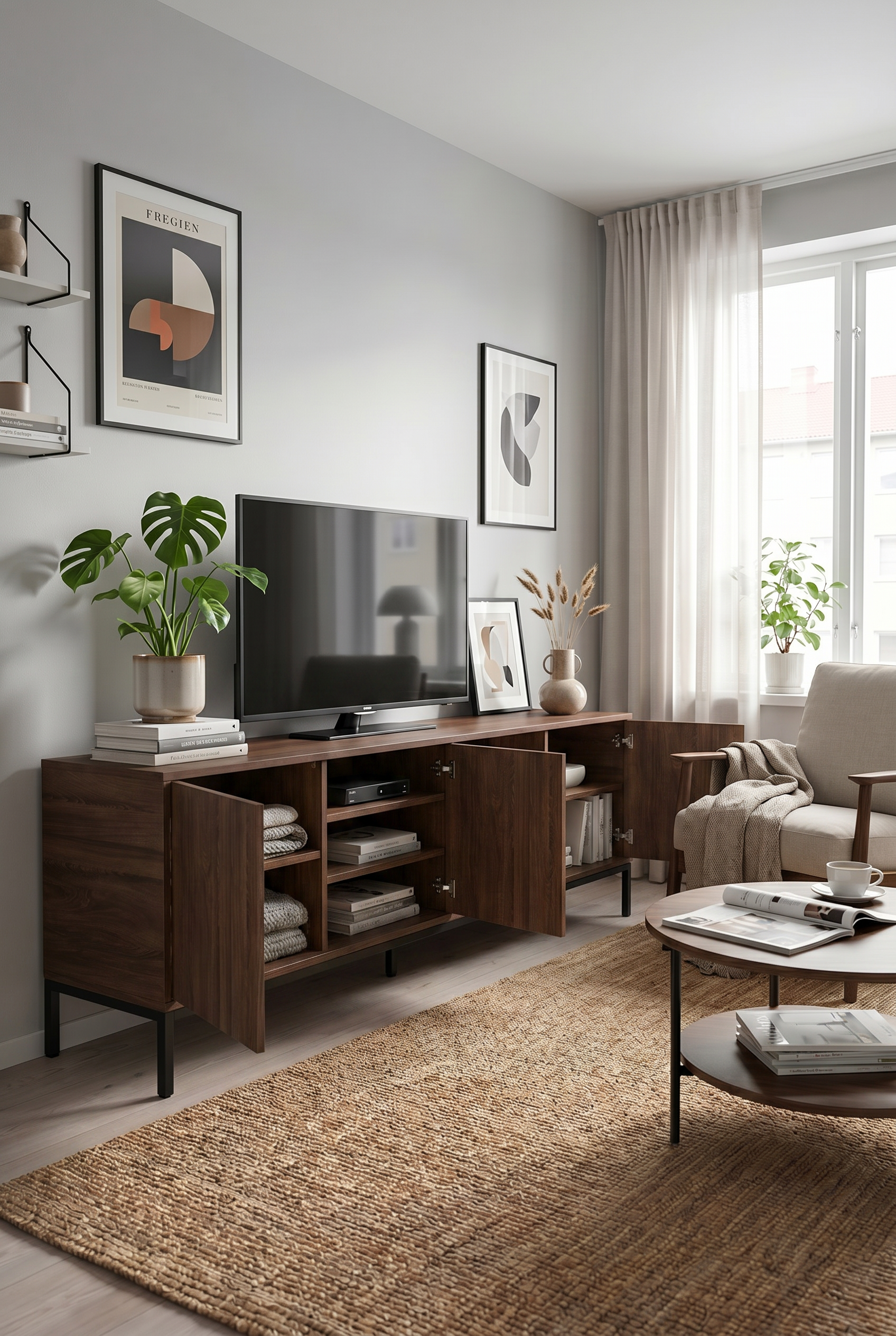 Metro TV Unit  M2-B - ترابيزه تلفزيون مودرن