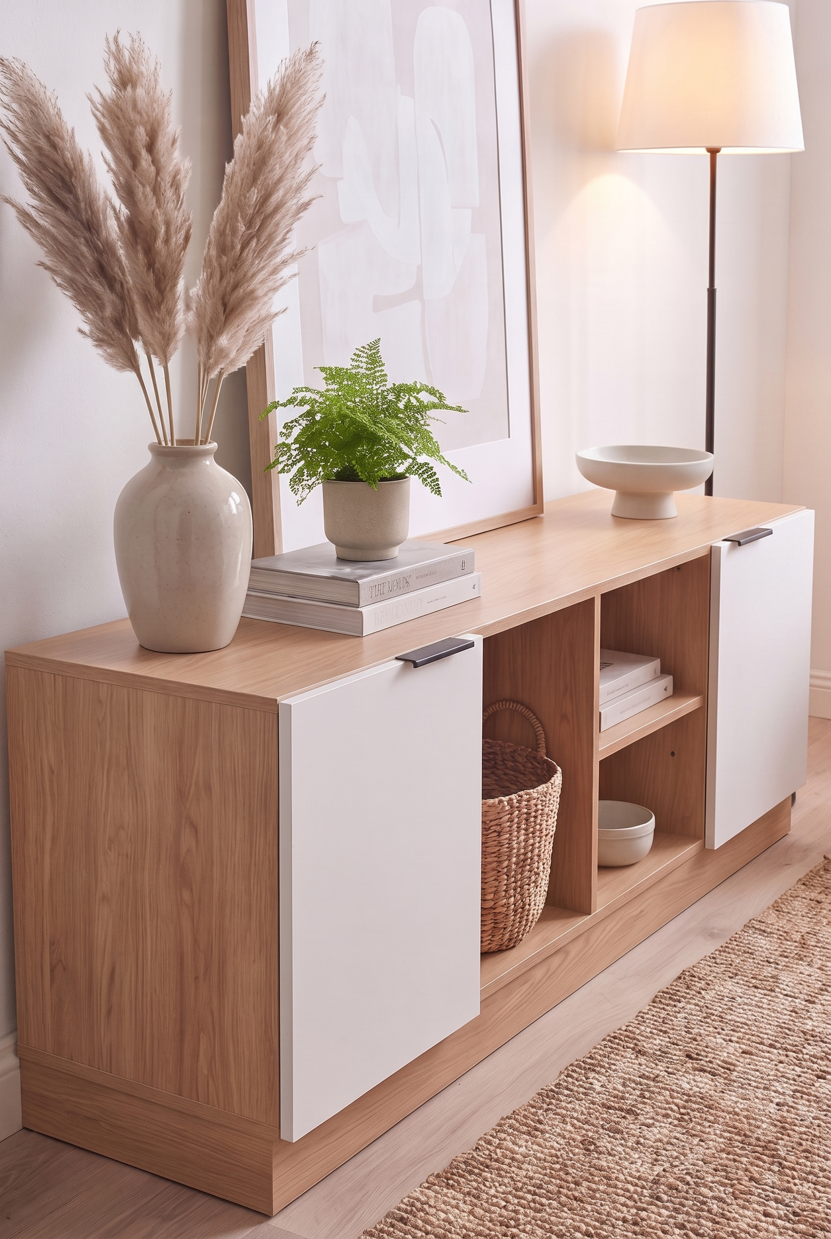 TV Unit  BT13-WN - ترابيزه تلفزيون مودرن