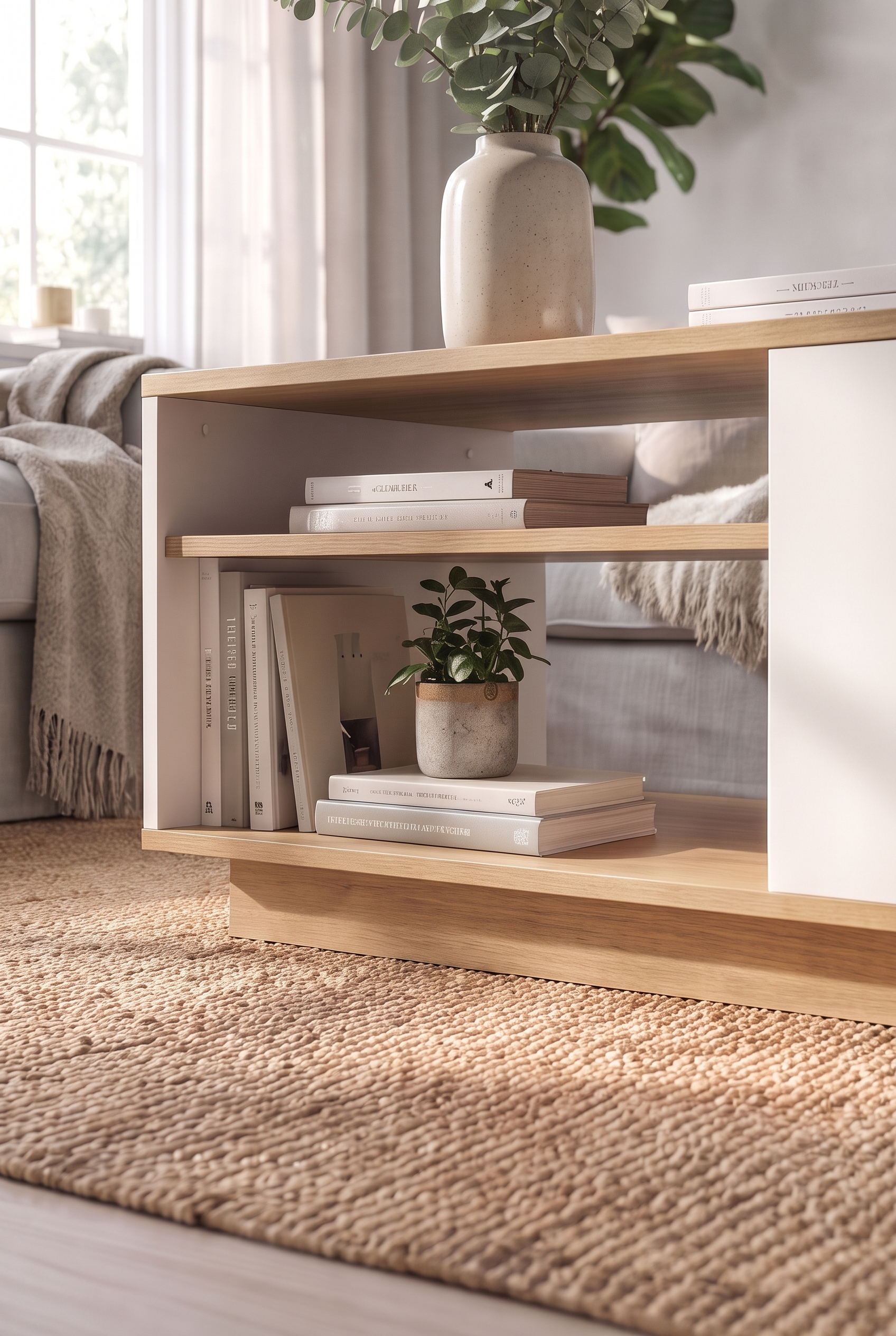Brix Coffee Table CT13-WN ترابيزه خشب مودرن
