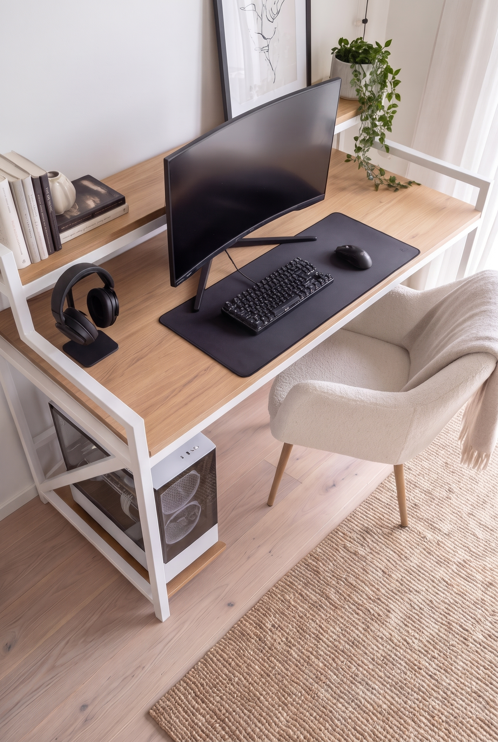 Gaming Desk K14S-WN مكتب جيمنج