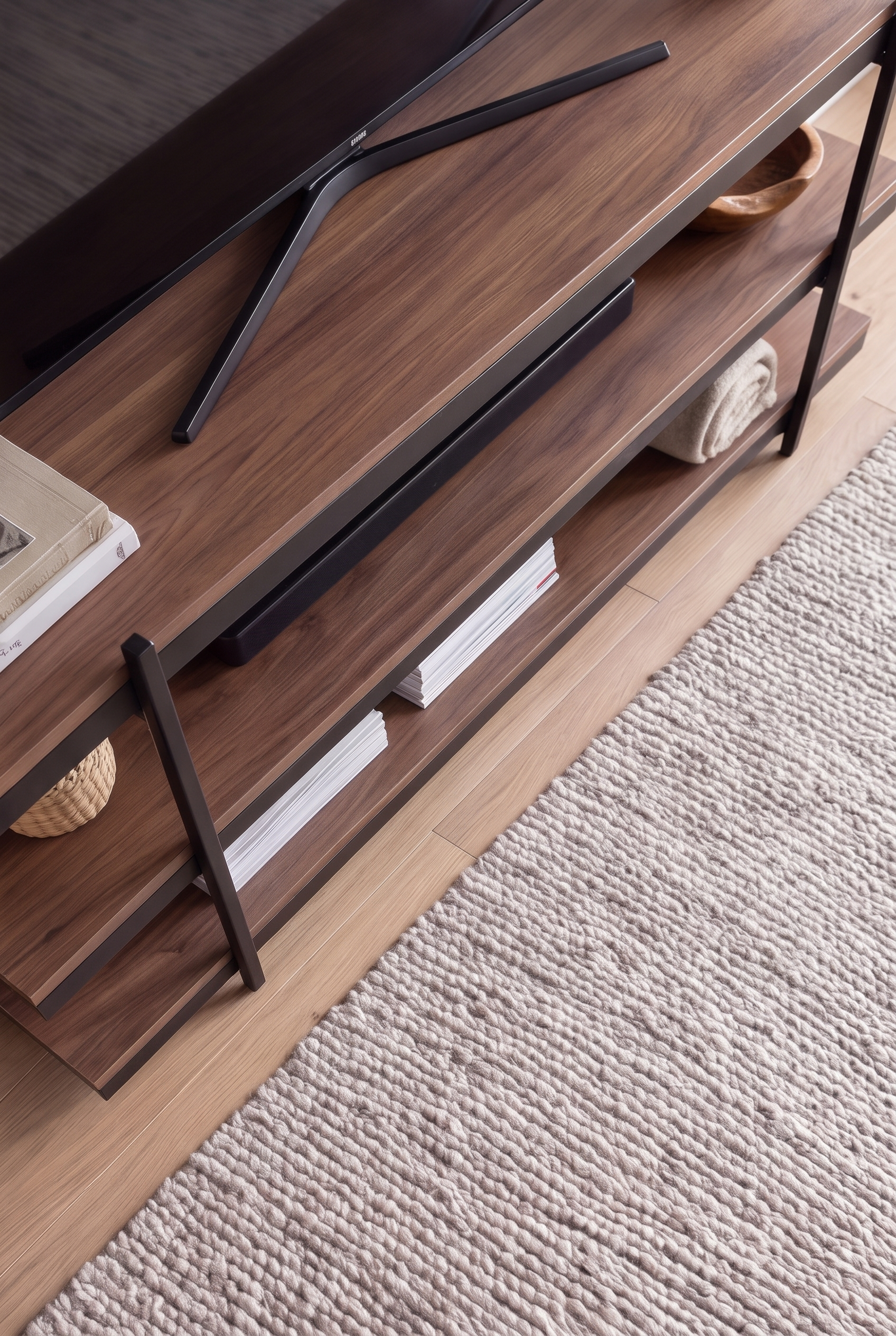TV Unit  MDS 3-BB - ترابيزه تلفزيون مودرن