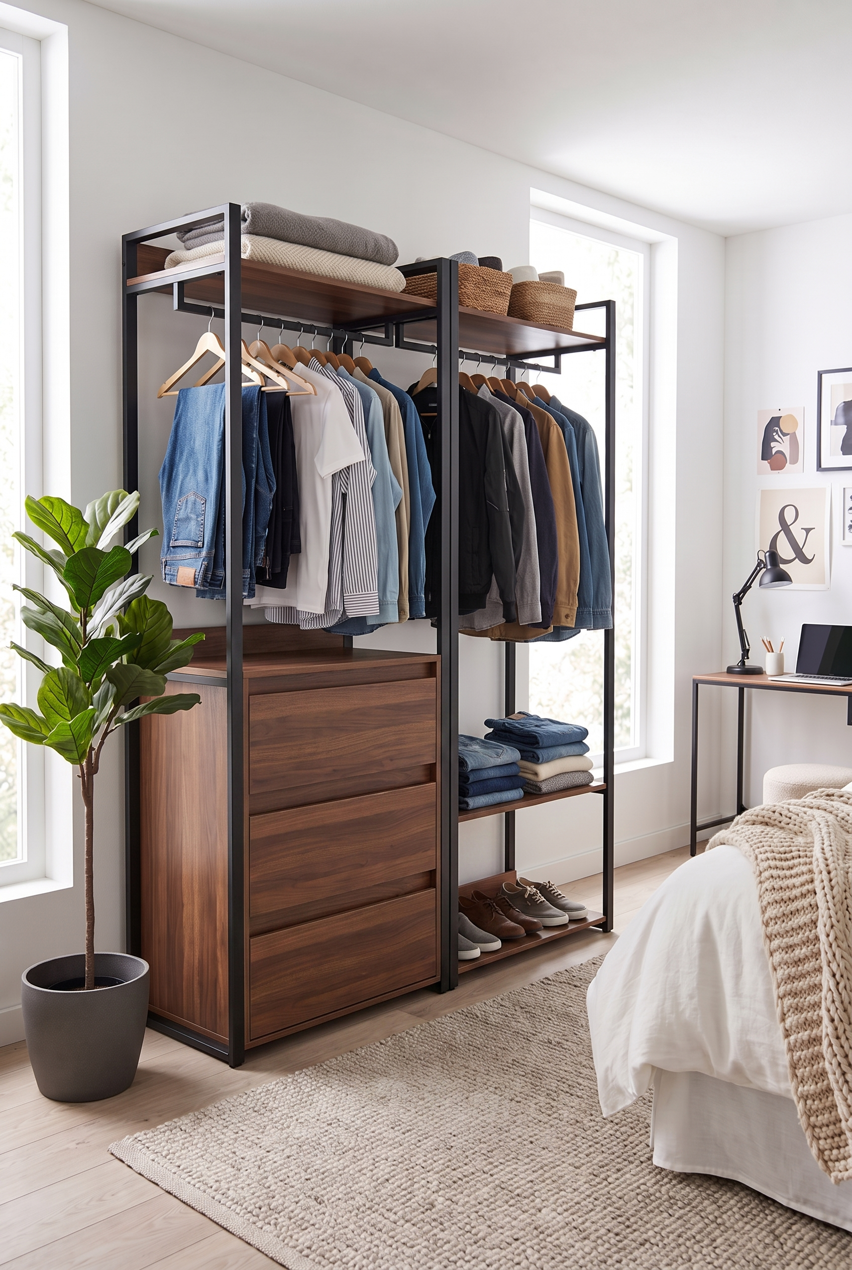 Urban Wardrobe UW8-BB دولاب معدن