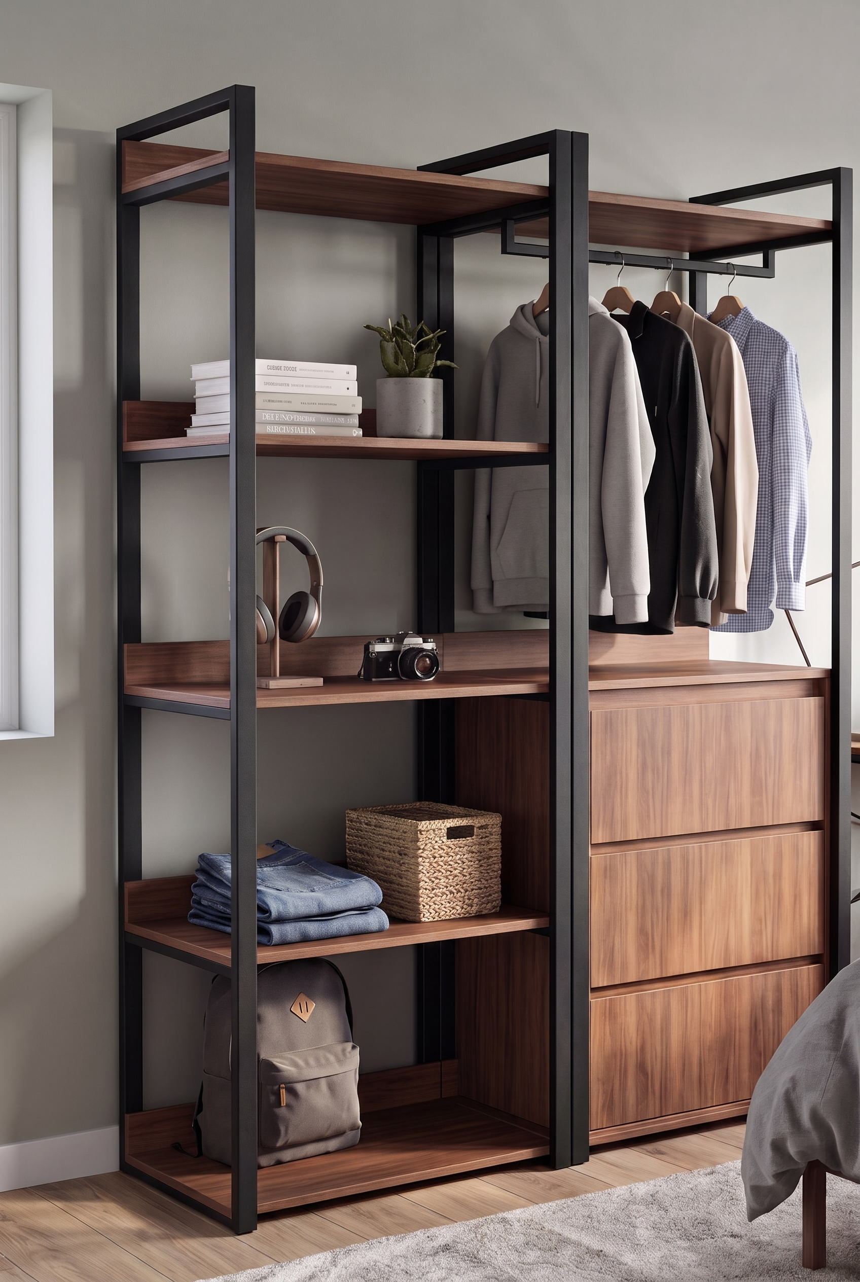Urban Wardrobe UW25-BB دولاب معدن