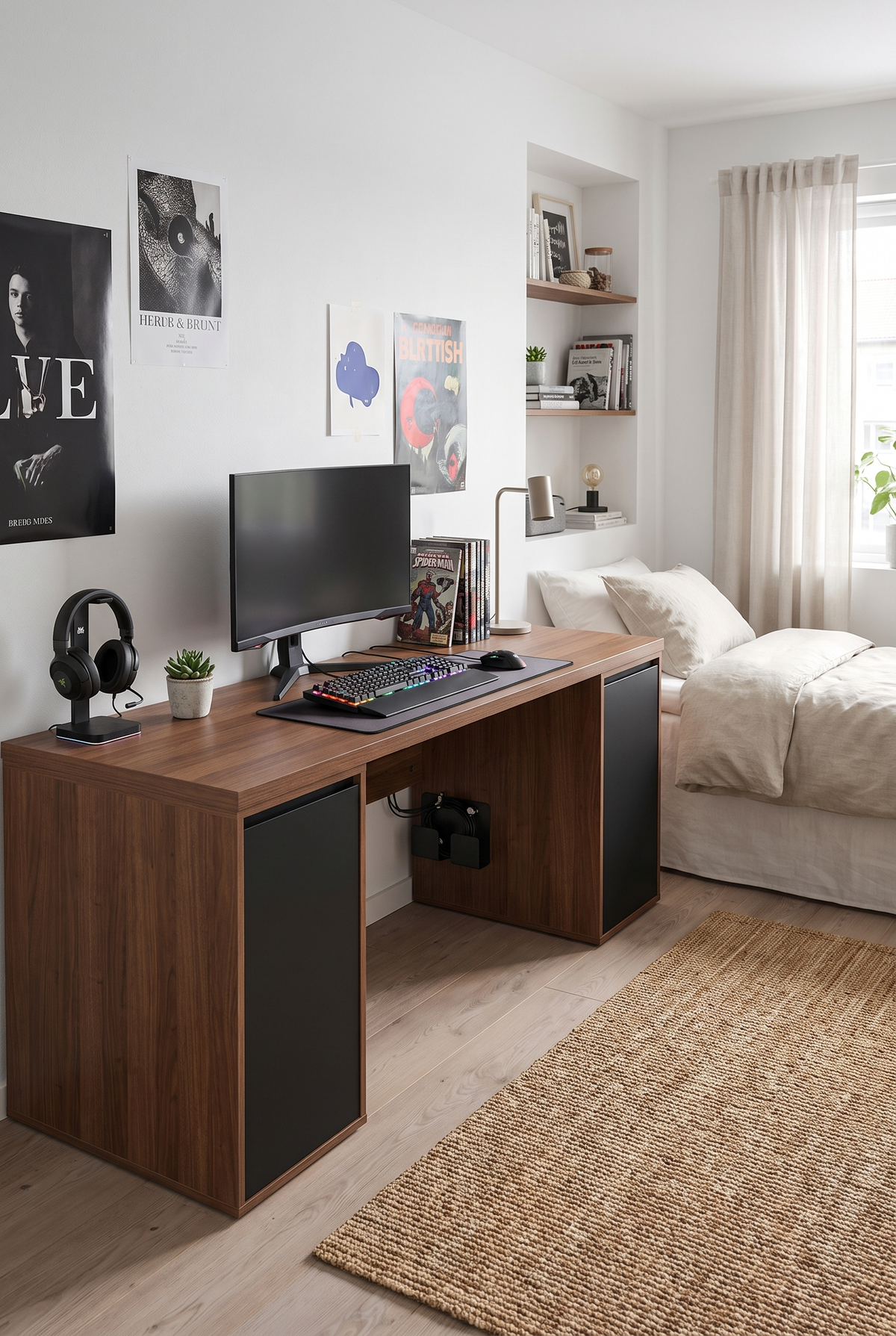 Gaming Desk S6-2C-BBL مكتب جيمينج