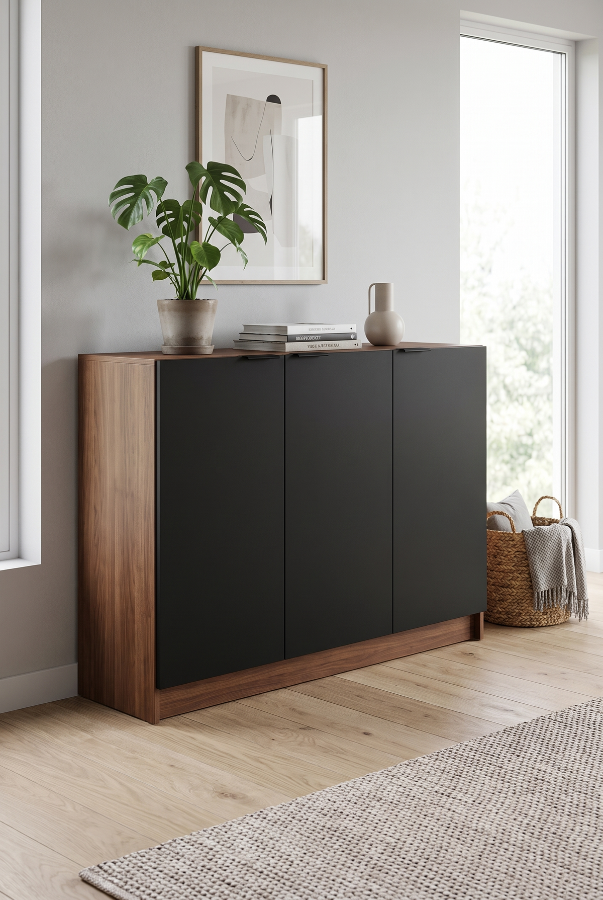 Shoe Cabinet SC11-BL جزامه موديرن