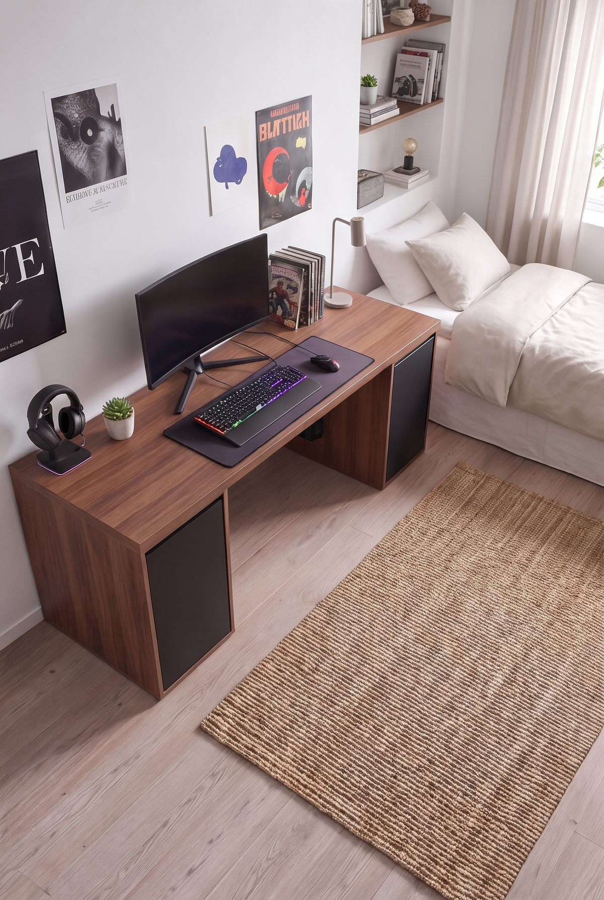 Gaming Desk S6-2C-BBL مكتب جيمينج