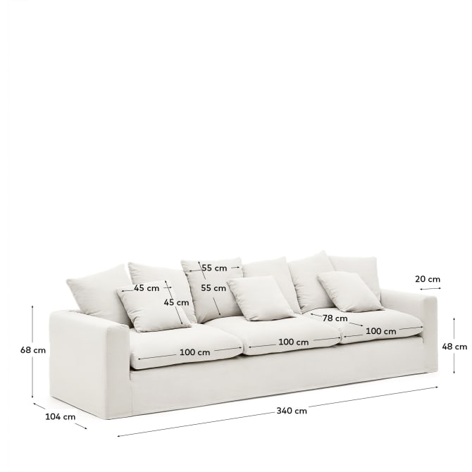 Linnea's Three Seater Sofa vs30