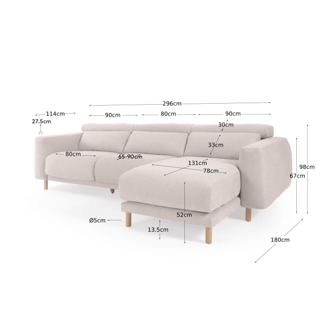 Alva's L Shaped Sofa vs32