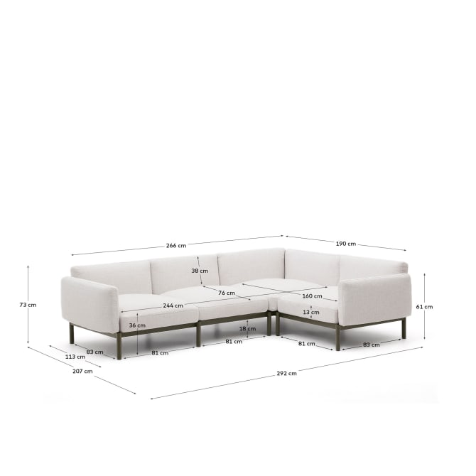 Anna's L Shaped Sofa vs34