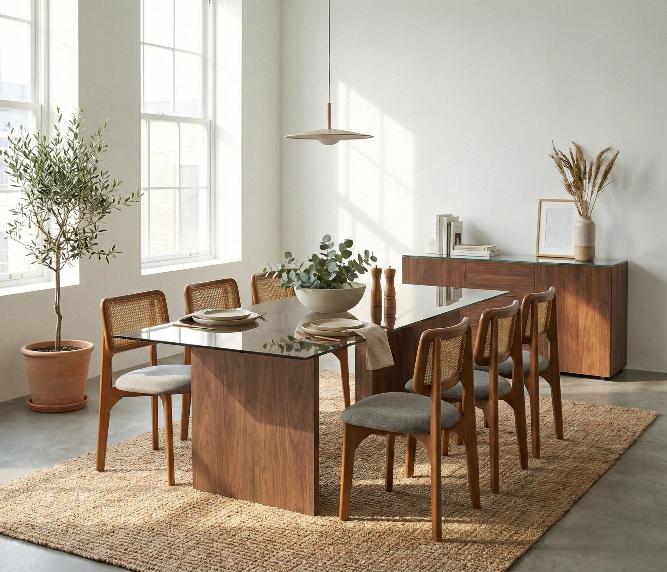 Swift Dinning Room Set غرفه سفره مودرن سويفت 6 كراسي