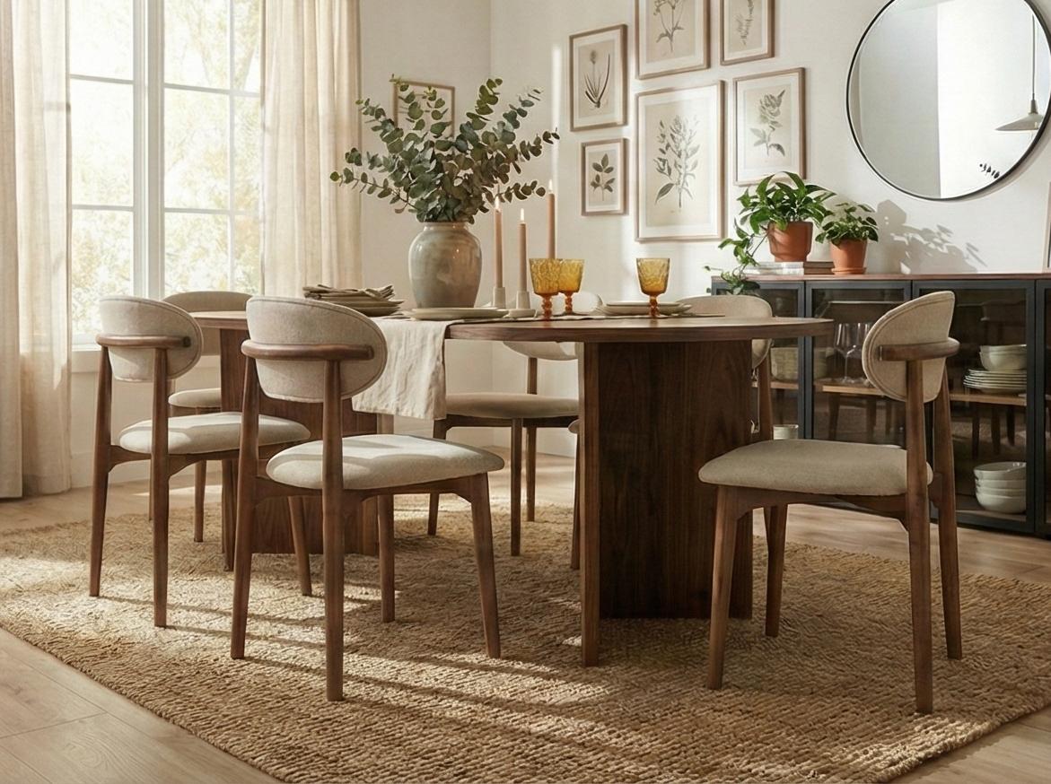 Vista Dinning Room Set غرفه سفره مودرن فيستا 6 كراسي